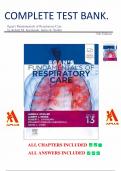 TEST BANK FOR Egan's Fundamentals of Respiratory Care 13th Edition by James K&period; Stoller&comma; Albert J&period; Heuer&vert; All Chapters  1-58 Included&vert;&vert;LATEST UPDATE&period;