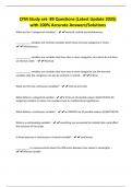 CFM Study set- 89 Questions &lpar;Latest Update 2025&rpar; with 100&percnt; Accurate Answers&sol;Solutions