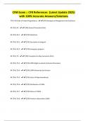 CFM Exam &colon;&colon; CFR References &lpar;Latest Update 2025&rpar; with 100&percnt; Accurate Answers&sol;Solutions