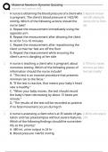 Maternal Newborn Dynamic Quizzing QUESTIONS & ANSWERS 2025 &lpar; A&plus; GRADED 100&percnt; VERIFIED&rpar;