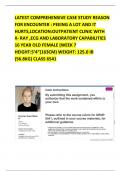 LATEST COMPREHENSIVE CASE STUDY REASON FOR ENCOUNTER &colon; PEEING A LOT AND IT HURTS&comma;LOCATION&colon;OUTPATIENT CLINIC WITH X- RAY &comma;ECG AND LABORATORY CAPABILITIES 16 YEAR OLD FEMALE &lpar;WEEK 7 HEIGHT&colon;5&rsquo;4&rdquo;&lpar;163CM&rpar; WEIGHT&colon; 125&period;0 IB &lpar;56&period;8KG&rpar; CLASS 6541  
