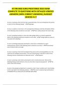 ATI RN MED SURG PROCTORED 2023 EXAM COMPLETE 70 QUESTIONS WITH DETAILED VERIFIED ANSWERS &lpar;100&percnt; CORRECT ANSWERS&rpar; &sol;ALREADY GRADED A&plus;&excl;&excl;