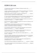 CCDS 3 10 Exam Questions and Correct Answers