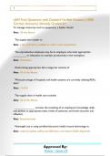 L&M Final Questions with Detailed Verified Answers &lpar;100&percnt;  Correct Answers&rpar; &sol;Already Graded A&plus;