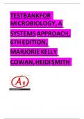 TEST BANK FOR MICROBIOLOGY A SYSTEMS APPROACH 6TH EDITION BY MARJORIE KELLY&comma; COWAN HEIDI&comma;SMITH&period;pdf