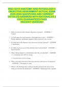 WGU D313 ANATOMY AND PHYSIOLOGY II  OBJECTIVE ASSESSMENT ACTUAL EXAM  2025-2026 QUESTIONS AND CORRECT  DETAILED ANSWERS WITH RATIONALES &vert;&vert;  100&percnt; GUARANTEED PASS  <RECENT VERSION> 