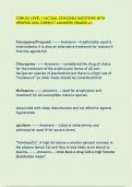 COMLEX LEVEL 1 &lpar;ACTUAL 2025&sol;2026&rpar; QUESTIONS WITH  VERIFIED 100&percnt; CORRECT ANSWERS GRADED A&plus;