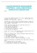 CANCER REGISTRY MANAGEMENT CHAPTER4