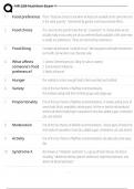 NR 228 NUTRITION EXAM 1 &vert;&vert; LATELY UPDATED QUESTIONS AND 100&percnt; CORRECT ANSWERS ALREADY GRADED A&plus;&vert;&vert; LATEST AND COMPLETE UPDATE 2025 WITH VERIFIED SOLUTIONS&vert;&vert; ASSURED PASS&excl;&excl;&excl;