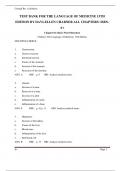 Test Bank for The Language of Medicine&comma; 13th Edition by Davi-Ellen Chabner &ndash; Comprehensive Chapter Coverage