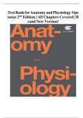 Test Bank For Anatomy and Physiology 2nd Edition by OpenStax&comma; All 28 Chapters Covered&comma; Verified Latest Edition