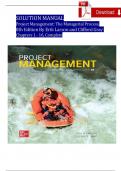 Solution Manual for Project Management&colon; The Managerial Process&comma; 8th Edition By Erik Larson and Clifford Gray&comma; Verified Chapters 1 - 16&comma; Complete Newest Version