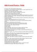 AQA A Level Physics - Fields Exam 2025&sol;2026 Questions With Correct Answers&period;