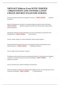 NRNP 6675 Midterm Exam WITH VERIFIED &plus;250QUESTIONS AND ANSWERS LATEST UPDATE 2025 BEST EXAM FOR NURSING