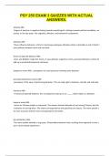 PSY 255 EXAM 3 QUIZZES WITH ACTUAL ANSWERS&period;