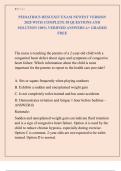 PEDIATRICS HESI PN EXIT BUNDLED EXAMS 2025&sol;2026&sol; HESI PEDIATRICS PN EXAM LATEST EXAM ALL  QUESTIONS AND CORRECT DETAILED ANSWERS WITH RATIONALES &lpar;VERIFIED ANSWERS&rpar; &vert;ALREADY GRADED A&plus;