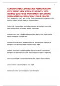 ILLINOIS GENERAL STANDARDS PESTICIDE EXAM 2025&vert; BRAND NEW ACTUAL EXAM WITH 100&percnt; VERIFIED QUESTIONS AND CORRECT SOLUTIONS&vert; GUARANTEED VALUE PACK&vert; ACE YOUR GRADES&period;