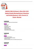 NSG222&sol; NSG 222 Exam 5&colon; &lpar;New 2024&sol; 2025 Update&rpar; Family Nursing Review&vert; Questions and Verified Answers&vert; 100&percnt; Correct &vert; A Grade &ndash; Herzing