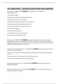 CIA EXAM PART 1 UPDATED QUESTIONS AND ANSWERS