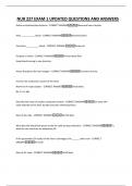 NUR 227 EXAM 1 UPDATED QUESTIONS AND ANSWERS