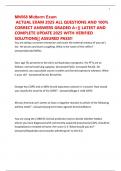MN568 Midterm AND FINAL  Exam ACTUAL EXAM 2025 ALL QUESTIONS AND 100&percnt; CORRECT ANSWERS