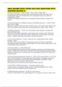 ABGC BOARDS FINAL PAPER 2025&sol;2026 QUESTIONS WITH ANSWERS GRADED A&plus;