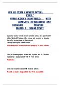 NUR 615 EXAM 4 NEWEST ACTUAL EXAM&sol; NUR615 EXAM 4 &lpar;MARYVILLE&rpar; WITH COMPLETE 100 QUESTIONS AND DETAILED ANSWERS GRADED A &vert; BRAND NEW&excl;&excl;&excl;