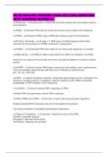 BIL150 MALLERY REVISION EXAM 2025