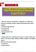 WGU C211 OA Questions & Answers &vert; 180 Questions with 100&percnt; Correct Answers &vert; Verified &vert; Latest Update &vert; 