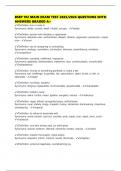 BSEP 192 MAIN EXAM TEST 2025&sol;2026 QUESTIONS WITH ANSWERS GRADED A&plus;