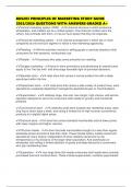 BUS203 PRINCIPLES OF MARKETING STUDY GUIDE 2025&sol;2026 QUESTIONS WITH ANSWERS GRADED A&plus;