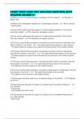 CAMRT MAIN EXAM TEST 2025&sol;2026 QUESTIONS WITH ANSWERS GRADED A&plus;