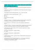 CAMRT MRI ACTUAL STUDY GUIDE 2025&sol;2026 QUESTIONS WITH ANSWERS GRADED A&plus;
