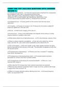 CAMRT MRI TEST 2025&sol;2026 QUESTIONS WITH ANSWERS GRADED A&plus;