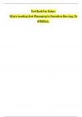 Test Bank For Yoder-Wises Leading and Managing in Canadian Nursing&comma; 2nd Edition &lpar;Waddell&comma; 2020&rpar;&comma; 9781771721677&comma; Chapter 1-32 All Chapters with Answers and Rationals&period;pdf