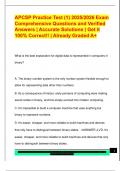 APCSP Practice Test &lpar;1&rpar; 2025&sol;2026 Exam  Comprehensive Questions and Verified  Answers &vert; Accurate Solutions &vert; Get it  100&percnt; Correct&excl;&excl; &vert; Already Graded A&plus;