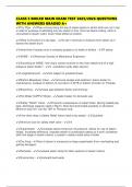 CLASS 5 BOILER MAIN EXAM TEST 2025&sol;2026 QUESTIONS WITH ANSWERS GRADED A&plus;
