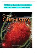 TEST BANK for Organic Chemistry 6th Edition Smith &sol; All Chapters 1 - 29 &sol; Full Complete
