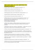 CMSP EXAM GUIDE 2025&sol;2026 QUESTIONS WITH ANSWERS GRADED A&plus;