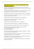 CMSP MAIN EXAM TEST 2025&sol;2026 QUESTIONS WITH ANSWERS GRADED A&plus;