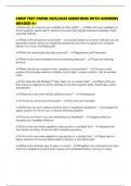 CMSP TEST PAPER 2025&sol;2026 QUESTIONS WITH ANSWERS GRADED A&plus;