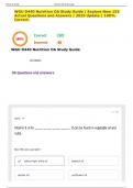 WGU D440 Nutrition OA Study Guide &vert; Explore New 153 Actual Questions and Answers &vert; 2025 Update &vert; 100&percnt; Correct&period;