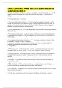 COMSAE 107 FINAL PAPER 2025&sol;2026 QUESTIONS WITH ANSWERS GRADED A&plus;