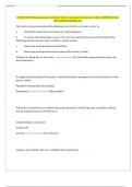 PATHO 3505 Pathophysiology Final Exam Review Questions with Answers &lpar;ALL ANSWER Verified AND CORRECT&lpar;GRADE A&plus;&rpar;
