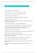 NSC 170 EXAM 2 QUESTIONS AND ANSWERS