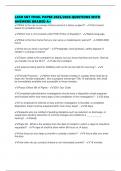LASD SGT FINAL PAPER 2025&sol;2026 QUESTIONS WITH ANSWERS GRADED A&plus;