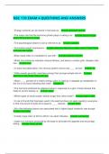  NSC 170 EXAM 4 QUESTIONS AND ANSWERS