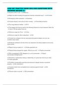 LASD SGT PRACTICE EXAM 2025&sol;2026 QUESTIONS WITH ANSWERS GRADED A&plus;
