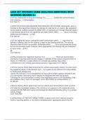 LASD SGT REVISION EXAM 2025&sol;2026 QUESTIONS WITH ANSWERS GRADED A&plus;