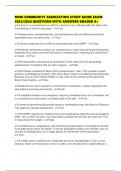 M100 COMMUNITY ASSOCIATION STUDY GUIDE EXAM 2025&sol;2026 QUESTIONS WITH ANSWERS GRADED A&plus;